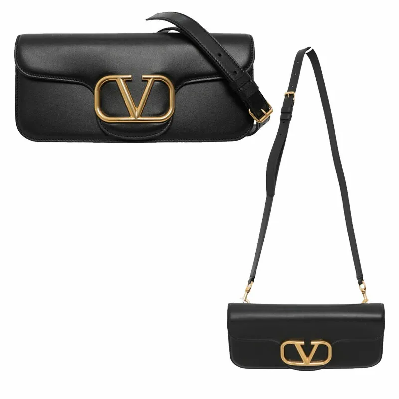HE\u0026SHE [送料無料] VALENTINO★ バレンチノ V LOGO SHOULDER BAG Vロゴレディースショルダーバッグ レディース 女性 女子 クロスバッグ ミニバッグ 2Y2B0B54 LMG 0NO