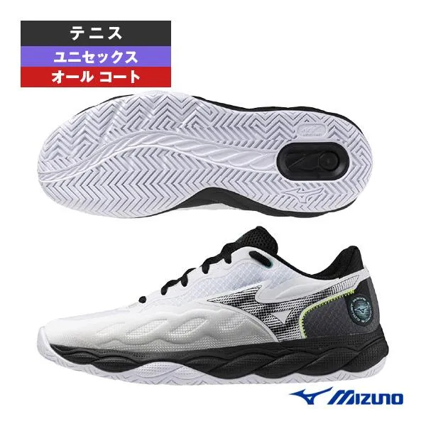 ミズノ テニスシューズ  ウエーブエンフォースコートワイド WAVE ENFORCE COURT WIDE オールコート ユニセックス 61GA2430