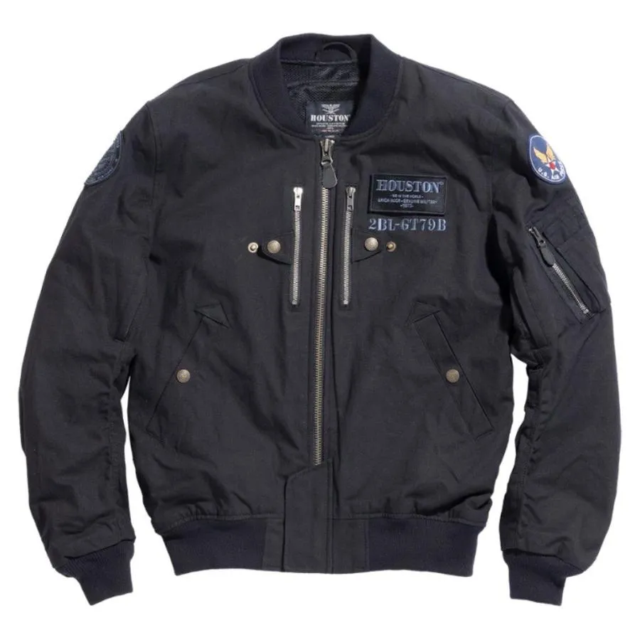 HOUSTON ヒューストン MA-1 COTTON ジャケット KATANA サイズ：M メッシュジャケット アパレル