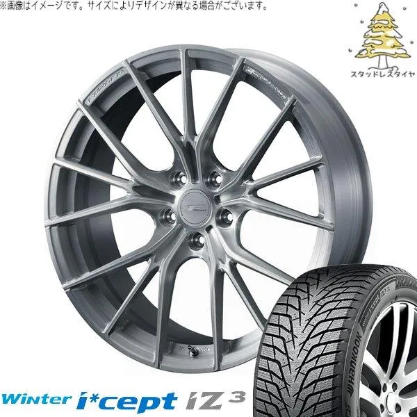 RAV4 アルファード ヴェルファイア 225/60R18 スタッドレス | ウィンターアイセプト IZ3X W636A \u0026 エフゼロ FZ-1 18インチ 5穴114.3