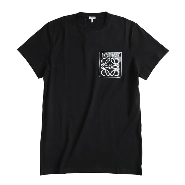 ロエベ  メンズ Tシャツ トップス LOEWE アナグラム刺繍 半袖 Tシャツ LEH526Y22X25