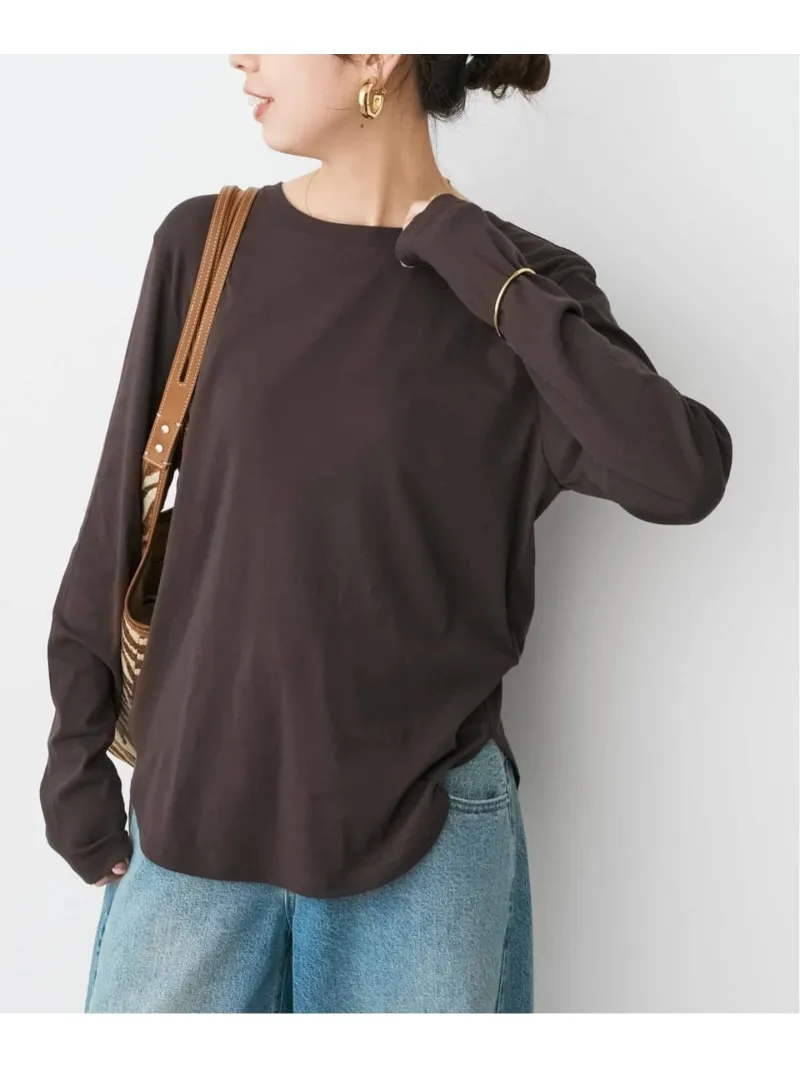 接触冷感 / ドライタッチライトロンTEE Spick \u0026 Span スピックアンドスパン トップス カットソー・Tシャツ イエロー ホワイト グレー【送料無料】[ Fashion]