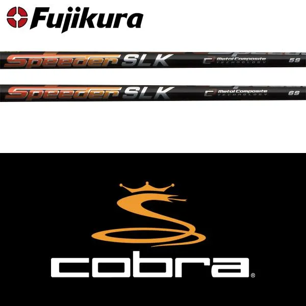 【全てメーカー純正部品使用】 コブラ ウッド用 純正 スリーブ付きシャフト フジクラ スピーダー SLK