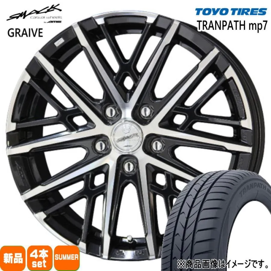 XV GP系 フォレスター SH系  トーヨータイヤ 225/55R17  TRANPATH mp7 夏用 サマータイヤ SMACK GRAIVE