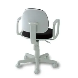 プラス 550IIシリーズチェア KB-NE03SEL[選べる布張り全4色][ライトグレーシェル][ミドルバック][ループ肘付][選べるキャスタータイプ][ロッキング][ガス圧上下昇降]事務用回転椅子]オフィス,SOHO,自宅,医療・福祉施設,病院,公共施設,学校・学習塾向け