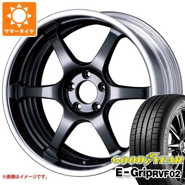 サマータイヤ 225/40R19 93W XL グッドイヤー エフィシエントグリップ RVF02 SSR ライナー タイプ6R 8.0-19
