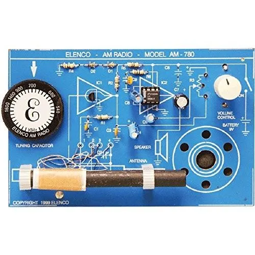 エレンコ ロボット 電子工作 AM-780K Elenco Two IC AM Radio Kit | Solder | Great STEM Project | SOLD
