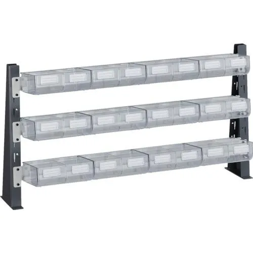 TRUSCO UPR型ライトビンラック卓上用 B-PX12個 UPR-ML1803L