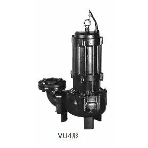 ●川本ポンプ【VU4-655-11(フランジタイプ)】50Hz 汚物水中ポンプ 4極三相200V 非自動型 VU4形 ボルテックスタイプ〔GF〕