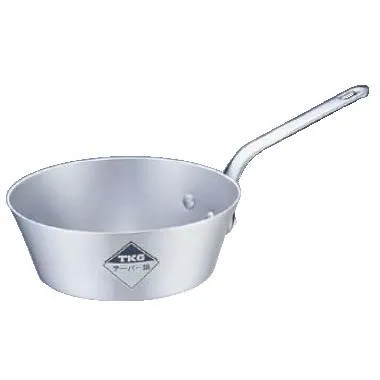 テーパー鍋アルミニウム(アルマイト加工) TKG 21cm