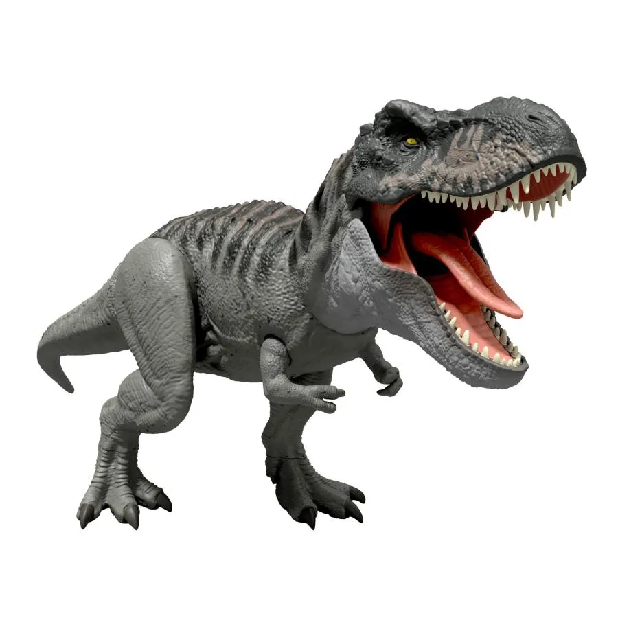 マテル ジュラシックワールド(JURASSIC WORLD) スーパーアクションひかってほえるT-レックス 子供向けフィギュア 恐竜 おもち