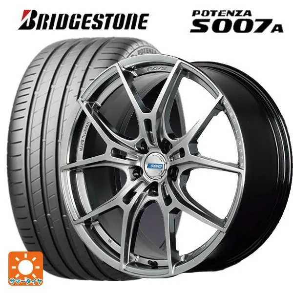 スバル WRX S4(VBH)用 245/40R18 97Y XL ブリヂストン ポテンザ S007A 正規品 グラムライツ 57エフエックスズィー