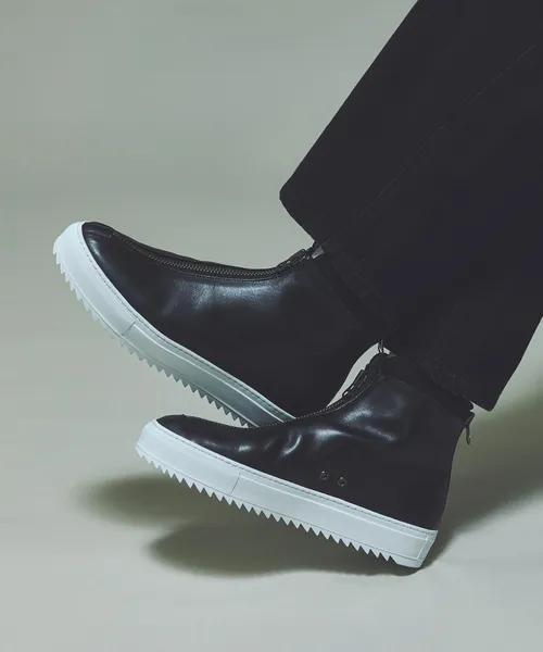 スニーカー 「MADE IN JAPAN」ダブルジップ スニーカー メンズ