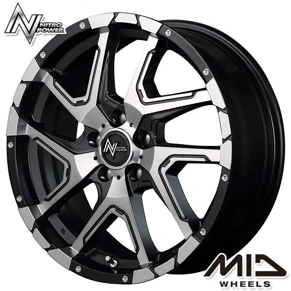 サマータイヤ ホイールセット 215/45R18インチ 5H114.3 MID ナイトロパワー デリンジャー SBM ウィンラン R330