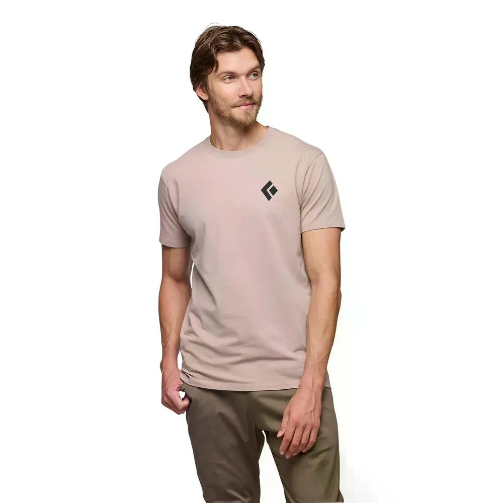 BLACK DIAMOND Equipment For Alpinists 半袖Tシャツ （ PaleMauve ）  [t]