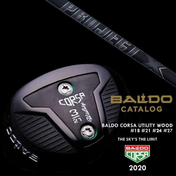 バルド コルサ ユーティリティ ウッド プロジェクトＸ オールブラック トゥルーテンパー シャフト BALDO CORSA UTILITY WOOD ヘッドカバー付