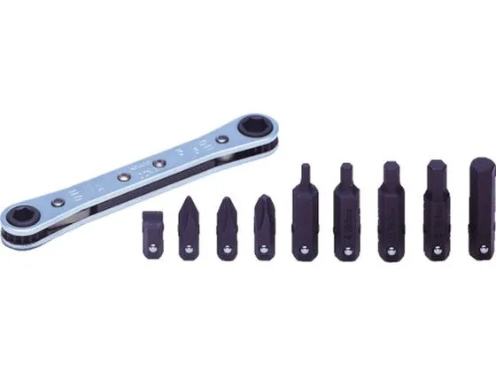 【お取り寄せ】コーケン ラチェットスパナセット10ヶ組 R810B ラチェットレンチ レンチ スパナ プーラー 作業用品 工具