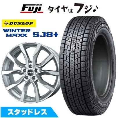 【パンク保証付き】【新品】輸入車用 ジャガー Fペイス スタッドレスタイヤ ホイール4本セット 235/65R18 ウインターMAXX SJ8+ MAK ハイランズ 7.5J 18インチ