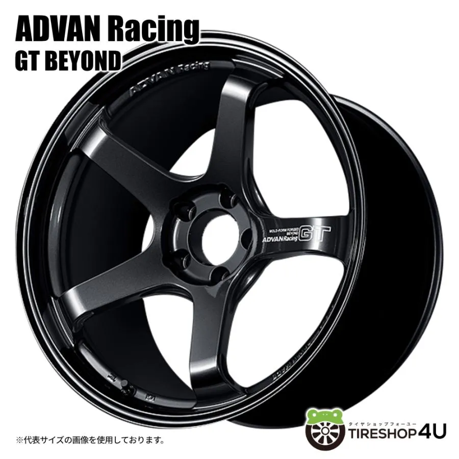 4本購入で送料無料 ADVAN Racing GT BEYOND 20x9.5J 5/114.3 +40 TBK レーシングチタニウムブラック 新品ホイール1本価格 【代引き不可】