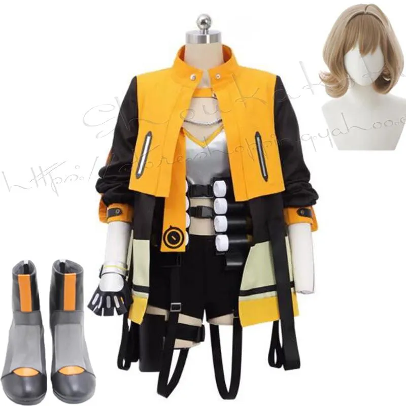 勝利の女神：NIKKE  風 アニス Anis 女装 着物 コスプレ衣装 ウィッグ 道具 cosplay 日常服 コスチューム ハロウィン仮装変装