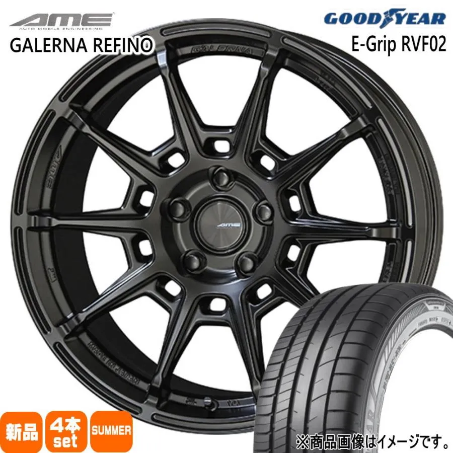 215/45R18 93W グッドイヤー EfficentGrip RVF02 夏用 サマータイヤ AME GALERNA REFINO 90系 ノア ヴォクシー MAZDA3 アクセラ  18インチ