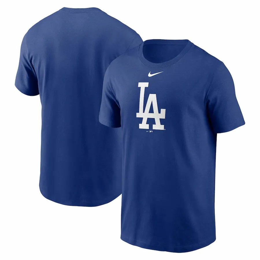 MLB ドジャース Tシャツ Fuse ラージロゴ Cotton Tee ナイキ/Nike ロイヤル