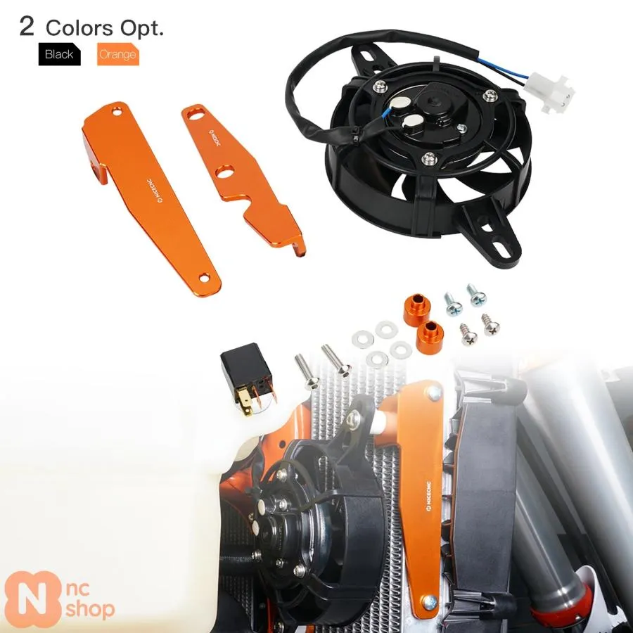 【並行輸入品】 KTM EXC 300 2017-EXC EXC-F XCW 125 250 300 350 400 450 500 電動ラジエター冷却ファン SX SXF XC XCF TPI 6D 2017-2022