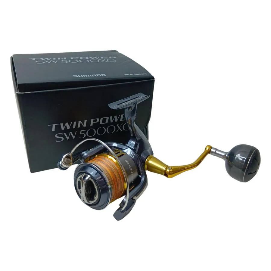 SHIMANO シマノ スピニングリール 15ツインパワーSW 5000XG SE49 03317 やや傷や汚れあり