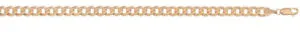 【送料無料】ネックレス チェーン9ct gold curb chain  length  1875  4mm wide     77gms