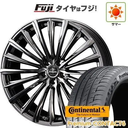 【新品国産車用 5穴114.3車】 夏タイヤ ホイール4本セット 245/40R21 プレミアムコンタクト6(特価限定2024年製) WEDS クレンツェ ヴィルハーム 225EVO 21インチ