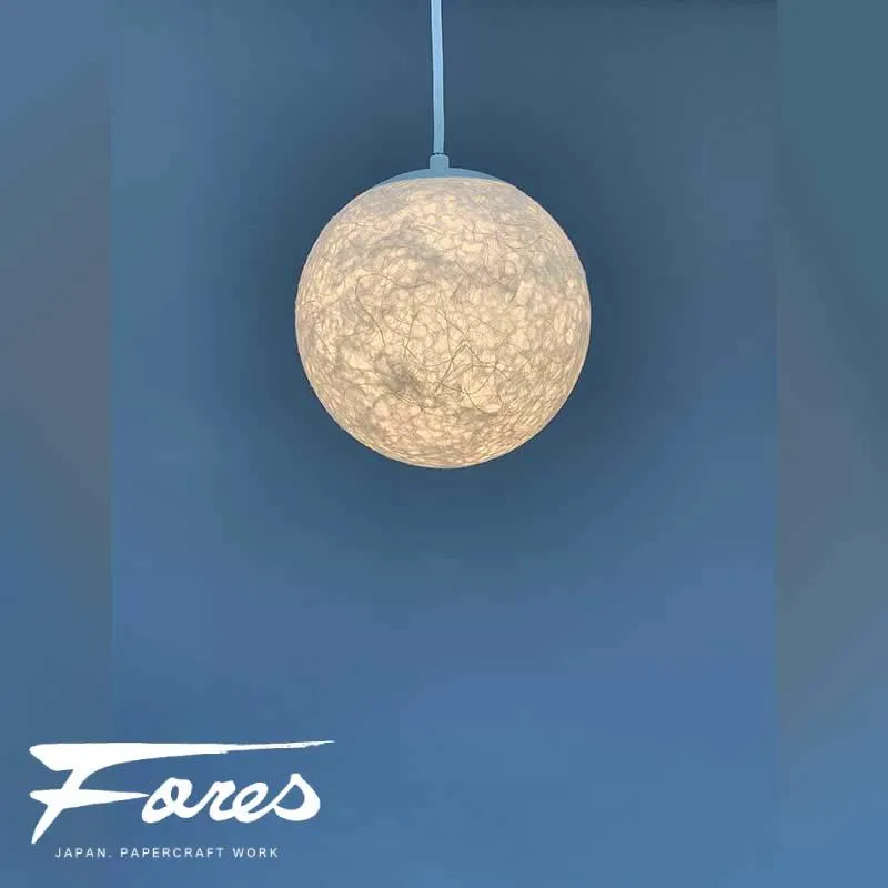 岐阜提灯発祥の地美濃で一貫生産 TP-1082 和紙ペンダントライト φ 20cm MOONLAMP LED電球専用器具