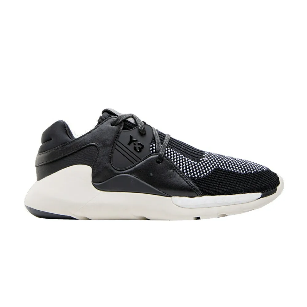 アディダス ブースト ニット 黒色 ブラック 白色 ホワイト BLACK WHITE スニーカー メンズ ADIDAS Y3 BOOST QR KNIT / BLACK WHITE
