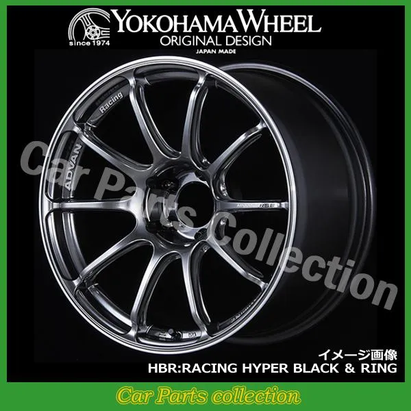 18インチ 8.0J 5H(M14) P.C.D:100 INSET:37 ヨコハマ YOKOHAMA アドバンレーシングRSIII HBR(1本)