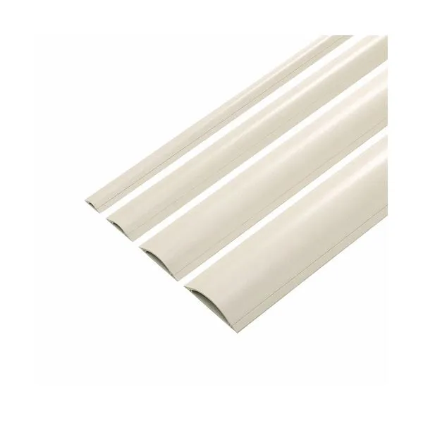 サンワサプライ ケーブルカバー幅90mm×長さ1m アイボリー CA-R90 1本【×3セット】  【 セット販売 まとめ買い 割引 】 パソコン  ネットワーク機器