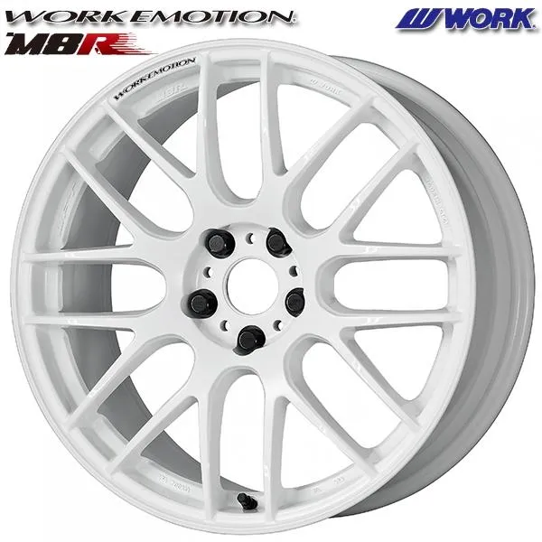 サマータイヤ ホイールセット 245/45R19インチ 5H114.3 WORK ワーク エモーション M8R WHT ニットー NT555G2