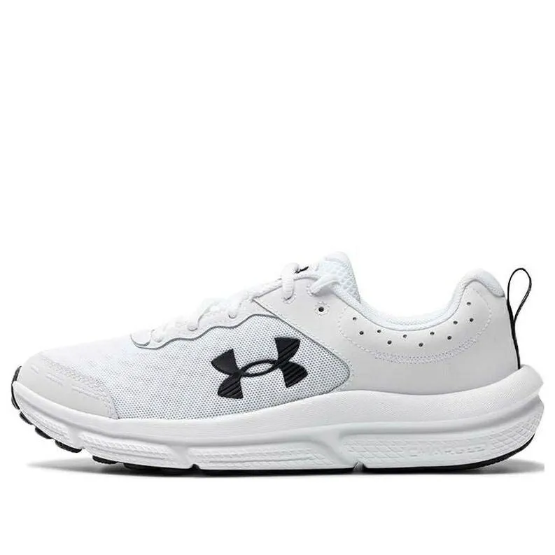 白色 ホワイト 黒色 ブラック アンダーアーマー WHITE BLACK スニーカー メンズ UNDER ARMOUR UNDER ARMOUR CHARGED ASSERT 10 3026175-104 / WHITE BLACK