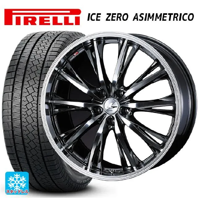 トヨタ RAV4(50系)用 225/60R18 100H ピレリ アイスゼロ アシンメトリコ 正規品 # レオニス RT