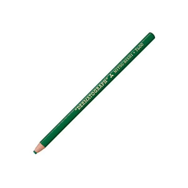 【ポイント20倍】（まとめ） 三菱鉛筆色鉛筆7600（油性ダーマトグラフ） 緑 K7600.6 1ダース（12本） 【×3セット】