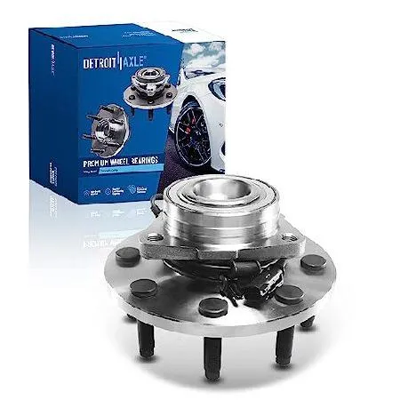 Detroit Axle - RWD Front Wheel Bearing Hub for 06-08 Dodge Ram 2500 3500, Wheel Bearing ＆ Hub Assembly 2006 2007 2008 Replacement 輸入品