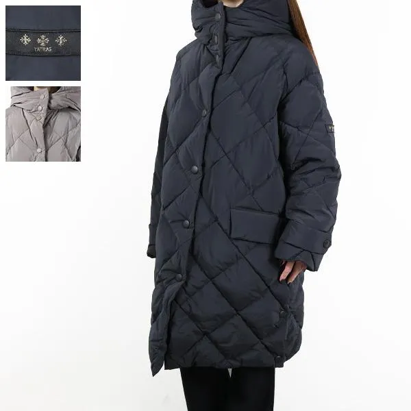 TATRAS タトラス ダウンジャケット CAMASTRA Down Jacket カマストラ LJXA0152010358 レディース ダウンコート ダイヤキルトステッチ ロング丈 フード付き