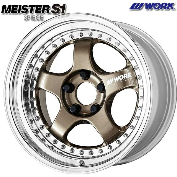 サマータイヤ ホイールセット 245/40R20インチ 5H114.3 WORK ワーク マイスター S1 3P チタンゴールド ヨコハマ アドバンデシベル V553