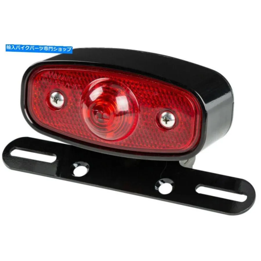 テールライト 磨かれたLEDチョッパーテールライトW /ナンバープレートブラケットハーレーWL 1940-1951 Polished LED Chopper Tail Light w/ License P
