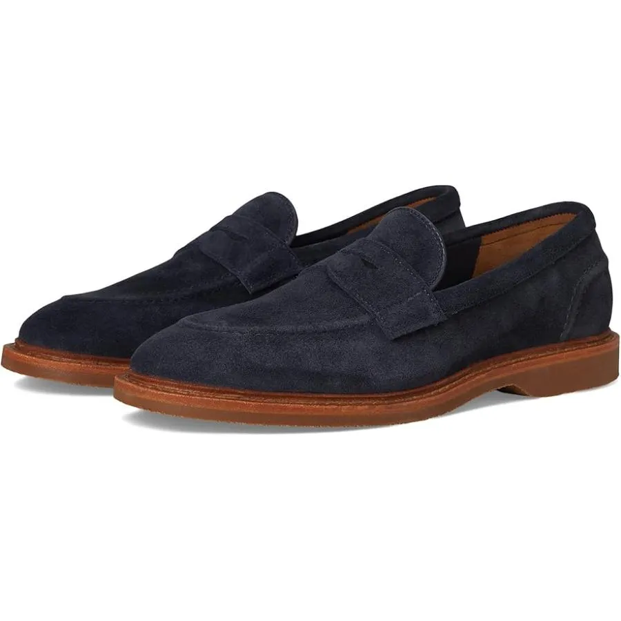 アレン エドモンズ Allen Edmonds Rand Verse Loafer/モック シューズ メンズ ローファー Navy Suede