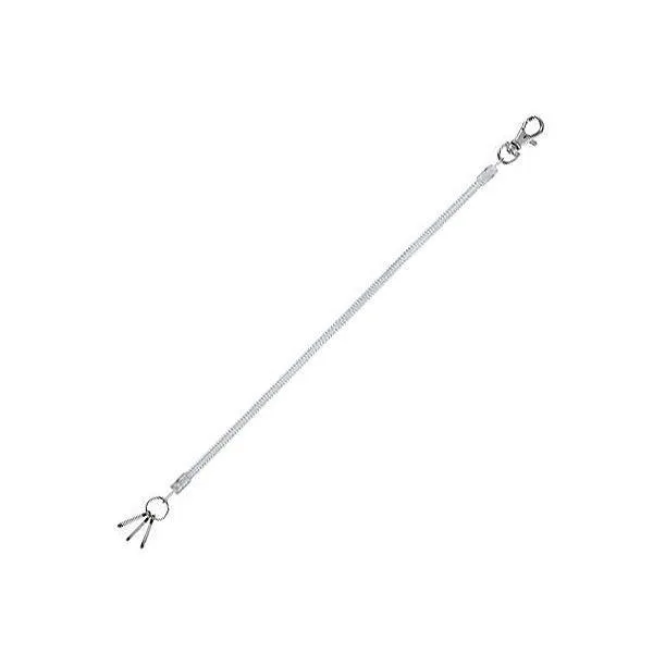 （まとめ） レイメイ藤井 コイルキーチェーン26~100cm クリア GLK301T 1個 〔×30セット〕
