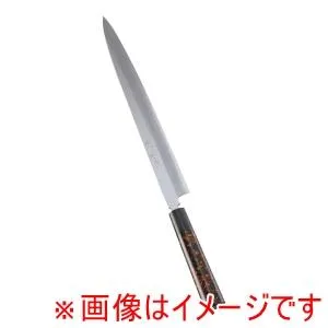 インテック 歌舞伎調和庖丁 忠舟 柳刃 33cm 黒金茶