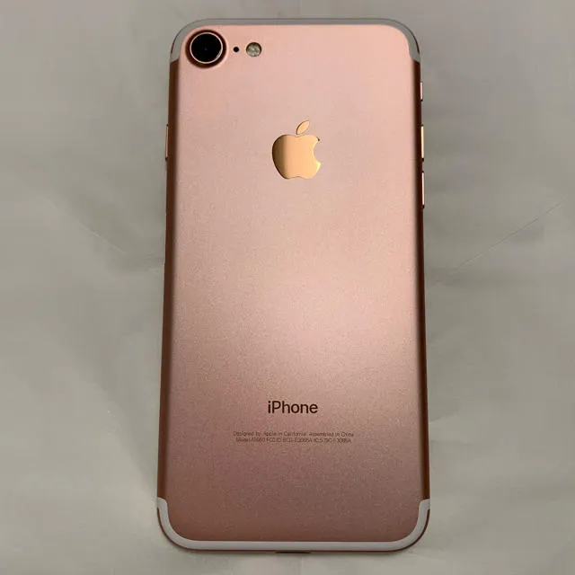 【美品】iPhone 7 Rose Gold 128GB SIMフリー 本体