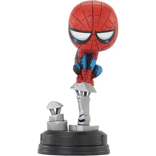 [フィギュアなど][新品]DIAMOND SELECT / MARVEL ANIMATED SPIDER-MAN ON CHIMNEY STATUE(2025/01/29発売)
