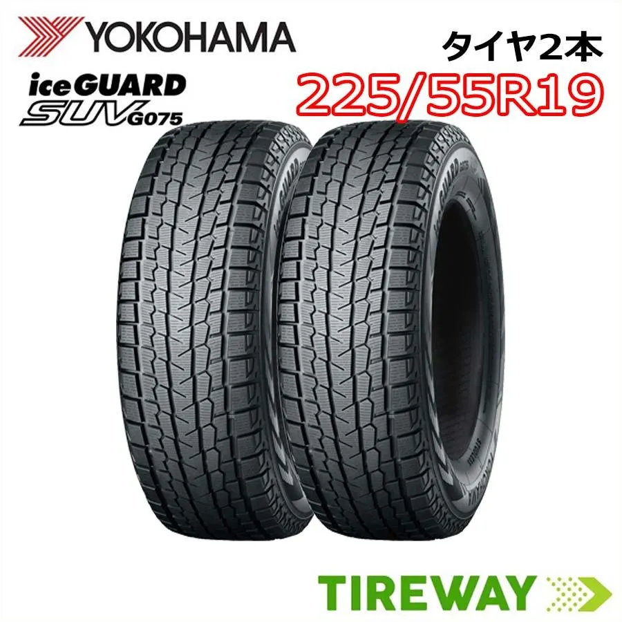225/55R19 99Q 2本 スタッドレス ヨコハマ アイスガード iceGUARD YOKOHAMA G075 新品 正規品