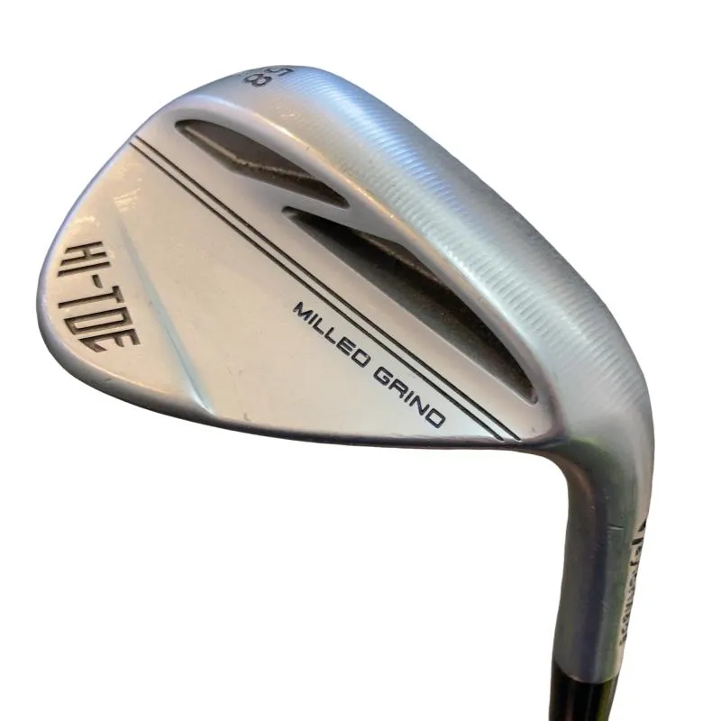 【中古】 テーラーメイド Taylor Made MILLED GRIND HI-TOE(2022) クローム 58°/13° ウェッジ WG NS PRO MODUS3 TOUR115 (フレックスS) メンズ 男性用 右利き 右用 Dランク ゴルフクラブ