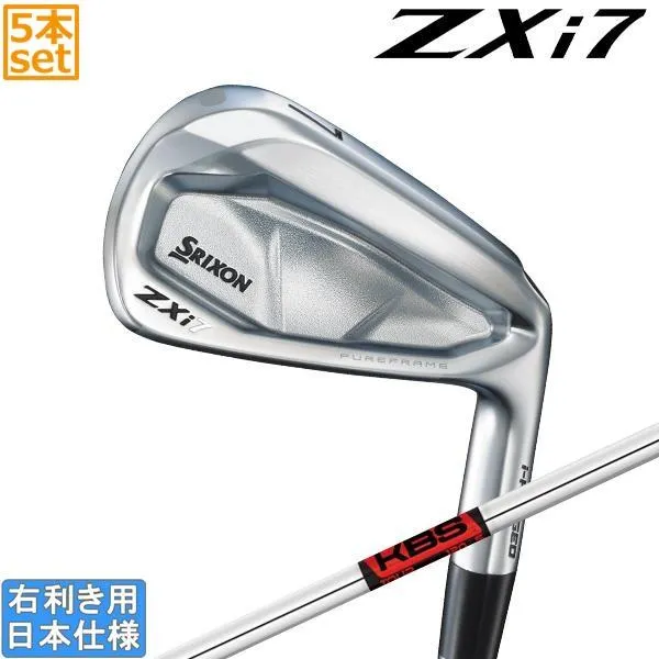 スリクソン 2024 ZXi 7 [ゼット エックス アイ] アイアン (KBS TOUR/TOUR LITE)5本セット